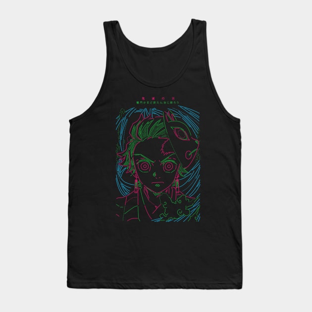 Kamado Tanjirou Tank Top by Jelly89